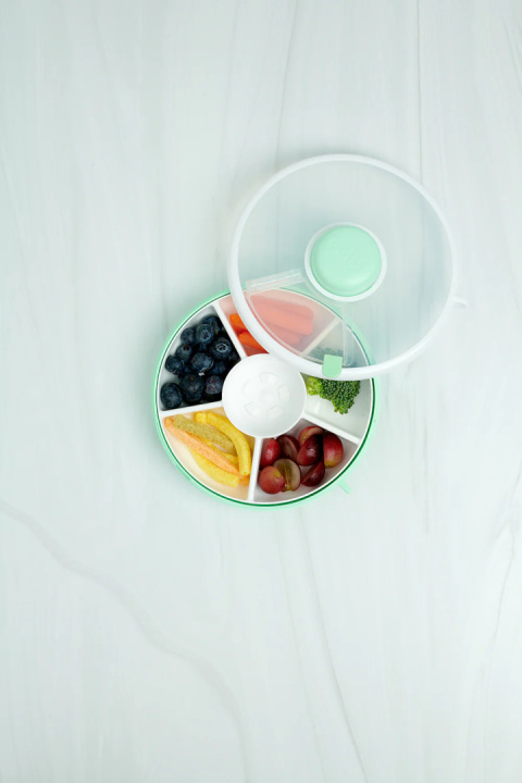 GOBE Snack spinner - pojemnik na przekąski | Mint Green