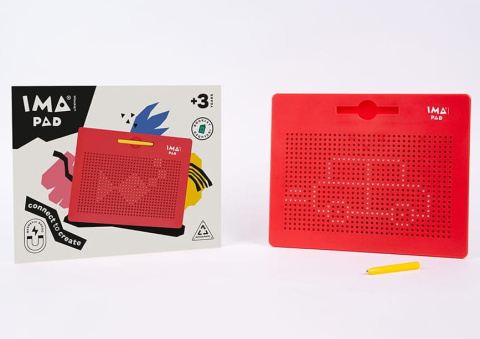 Imanix tablica magnet. IMAPAD czerwona 350201