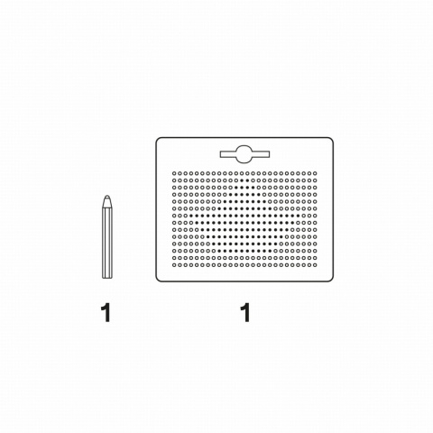 Imanix tablica magnet. IMAPAD czerwona 350201
