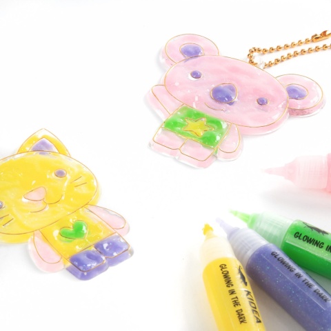 KIDEA Zawieszki Misie świecące w ciemności