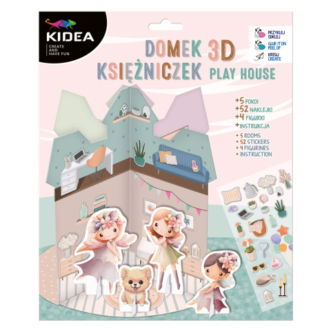 Kidea Domek 3D dla księżniczek