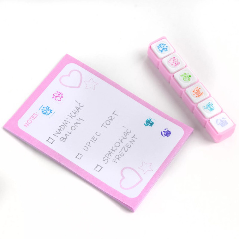 Kidea Kompaktowe stemple Party 6 kolorów