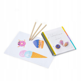 Kidea Zapachowe gumki i ołówki wanilia