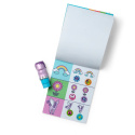 Melissa & Doug Książeczka z naklejkami i stempel Sticker WOW! Fioletowy jednorożec