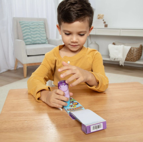 Melissa & Doug MINI Książeczka STICKER WOW z naklejkami zapasowymi 200szt | fioletowy