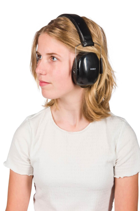 Dooky Słuchawki ochronne Junior - black 3+