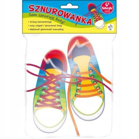 Kukuryku Gra Sznurowanka nauka sznurowania butów