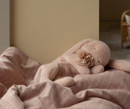 Maileg Pluszowy śpiący króliczek, mały | Pudrowy róż