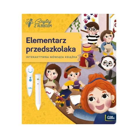 Albik Książka Elementarz przedszkolaka 3+ Czytaj z Albikiem