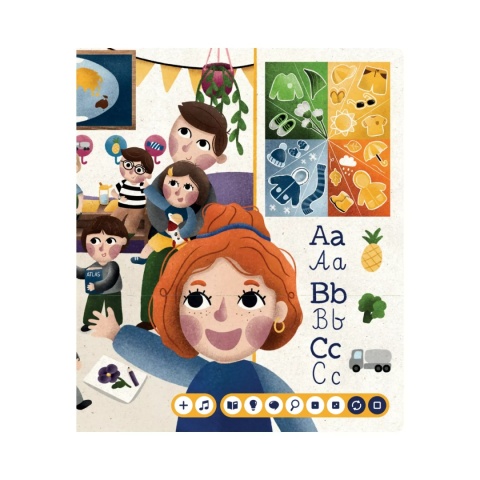 Albik Książka Elementarz przedszkolaka 3+ Czytaj z Albikiem