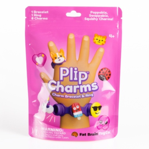 Fat Brain Toys Biżuteria Plip Charms | Fioletowy