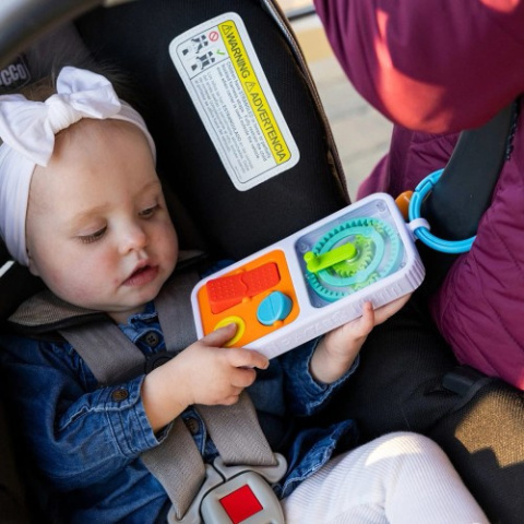 Fat brain toys PlayTab Go. Sensoryczne Kwadraty | z Zawieszką