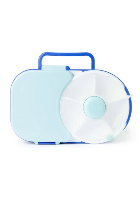 GOBE 2in1 LUNCHBOX & SNACK SPINNER | Blueberry blue