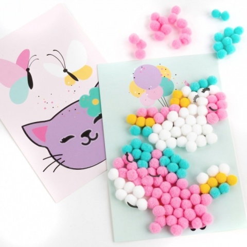 Kidea Wyklejanki pomponiaste Unicorn