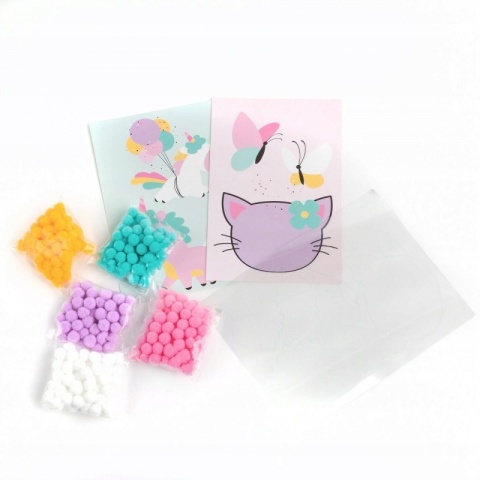 Kidea Wyklejanki pomponiaste Unicorn