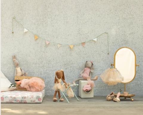 Maileg Króliczek Classic - Kostium baletowy i spódnica w kolorze różowym | rozmiar 2