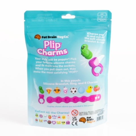 Fat Brain Toys Biżuteria Plip Charms | Różowy