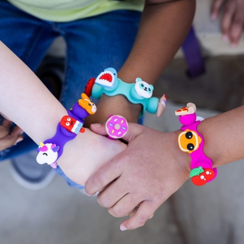 Fat Brain Toys Biżuteria Plip Charms | Różowy