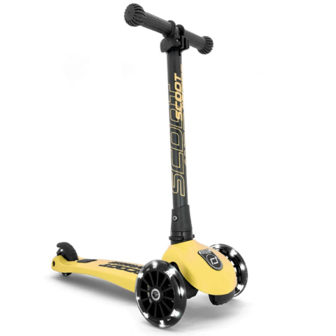 SCOOTANDRIDE Highwaykick 3 LED Hulajnoga składana ze świecącymi kółkami 3+ | Lemon kolekcja Icecream