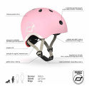 SCOOTANDRIDE Kask dla dzieci 1-5 lat XXS-S | ROSE