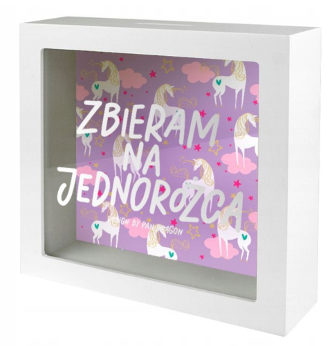 Skarbonka Prezent dla dziewczynki Jednorożec Pan Dragon