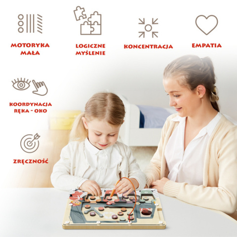 Topbright Układanka magnetyczna | Segregowanie śmieci