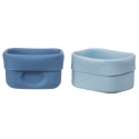 B.box Silikonowe pojemniczki na przekąski 2 szt | Ocean