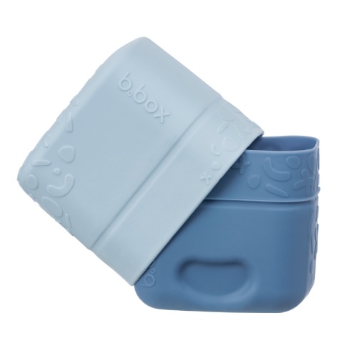 B.box Silikonowe pojemniczki na przekąski 2 szt | Ocean