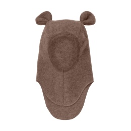 HUTTELiHUT Czapka Kominiarka Wełna Merino TEDDY | Brown Melange