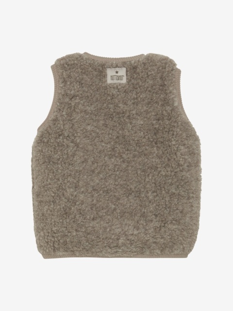 Huttelihut wełniana kamizelka dla dzieci | Camel Melange