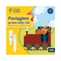 Albi Mini książka Pociągiem przez cały rok 2+