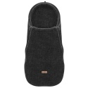 ZAFFIRO Komplet Śpiworek Mini + Mufki dwuczęściowe WEŁNA Premium Sierra | anthracite