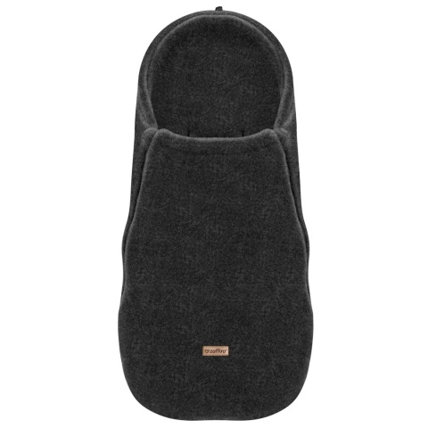 ZAFFIRO Komplet Śpiworek Mini + Mufki dwuczęściowe WEŁNA Premium Sierra | anthracite