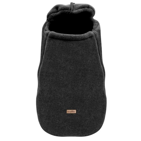 ZAFFIRO Komplet Śpiworek Mini + Mufki dwuczęściowe WEŁNA Premium Sierra | anthracite