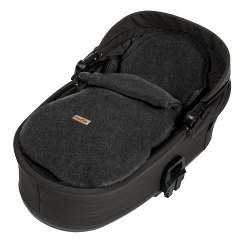 ZAFFIRO Komplet Śpiworek Mini + Mufki dwuczęściowe WEŁNA Premium Sierra | anthracite