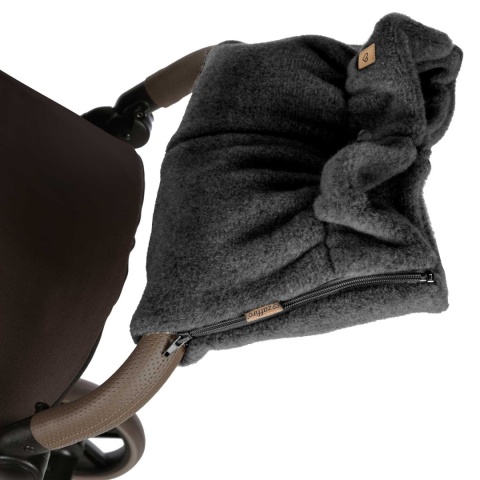 ZAFFIRO Komplet Śpiworek Mini + Mufki dwuczęściowe WEŁNA Premium Sierra | anthracite