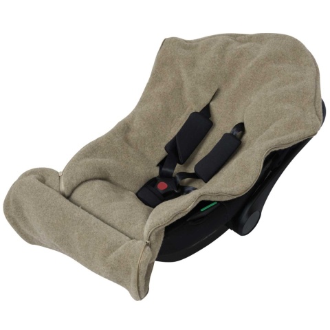 ZAFFIRO Komplet Śpiworek Mini + Mufki dwuczęściowe WEŁNA Premium Sierra | brown