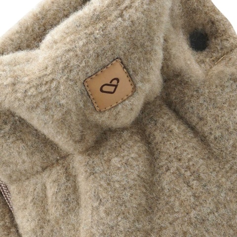 ZAFFIRO Komplet Śpiworek Mini + Mufki dwuczęściowe WEŁNA Premium Sierra | brown