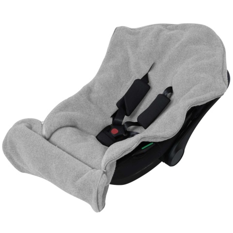 ZAFFIRO Komplet Śpiworek Mini + Mufki dwuczęściowe WEŁNA Premium Sierra | grey