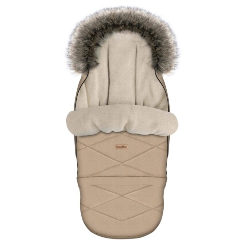 ZAFFIRO Regulowany śpiwór z torbą GrowUP Scandi 0-36m beige