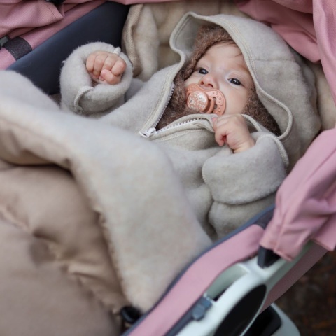 ZAFFIRO Śpiworek iGrow 0-36m wełna | Nordico beige