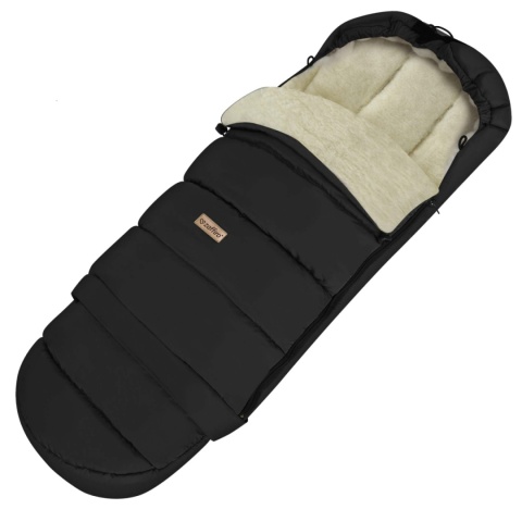 ZAFFIRO Śpiworek iGrow | Nordico wełna basic black