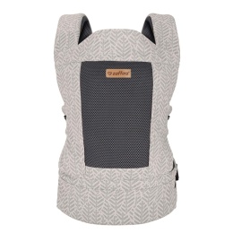 ZAFFIRO nosidełko CITY AIR z siatką - grey leaves