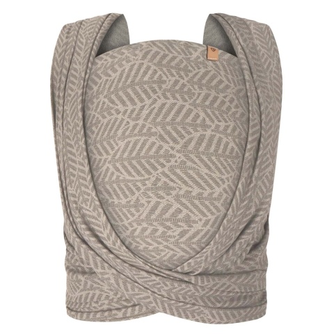 Zaffiro Chusta wiązana tkana do noszenia dzieci - beige leaves