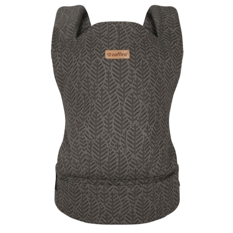 Zaffiro Nosidełko CITY - graphite anthracite leaves