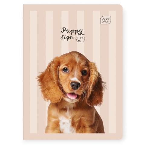 Zeszyt 1szt A5/16 kartek kratka | Puppy Sign