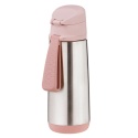 b.box Bidon Butelka termiczna z ustnikiem sportowym 500 ml | Blush Crush