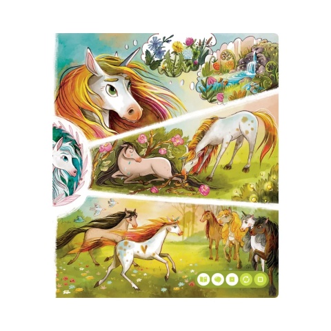 Albi Książka Konie i jednorożce 3+