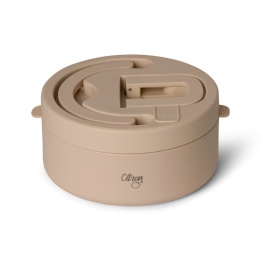 Citron Termos Obiadowy z Podziałką 400ml | Beige