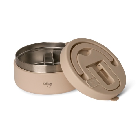 Citron Termos Obiadowy z Podziałką 400ml | Beige